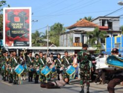 Polres Loteng Amankan Gelaran Marching Band Latsitardanus Kompi B Sat Elang Nusantara XLII Tahun 2022 di Pujut*
