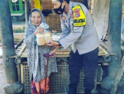 Jelang Hut Polri 1 Juli, Brigadir Agus Salim  Aktif Berbagi.