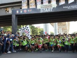 Wali Kota Danny Lepas Peserta Lari Kapolrestabes Makassar Cup 2022, Junjung Sportivitas Bersama Jaga Kota