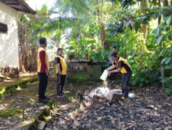 Jelang Hari Bhayangkara Ke-76, Polsek Sinjai Tengah Gelar Baksos di Lingkungan Perkantoran Ibu Kota Kecamatan