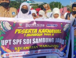Siswa UPT SPF SDI Sambung Jawa I Makassar Ikut Meriahkan Karnaval 1 Muharram 1444 H