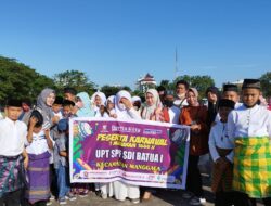 Siswa UPT SPF SDI Batua I Makassar Ikuti Kegiatan Karnaval 1 Muharram 1444 H