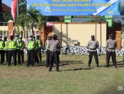 Operasi Patuh Rinjani  Dimulai, Polres Bima Kota Upacara Gelar Pasukan