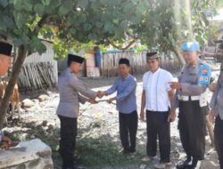 Rayakan Idul Adha 1443 H/2022 M, Kapolres Dompu Salurkan 1 Ekor Sapi Kurban di Desa Madaprama*