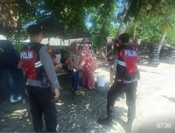 Berikan Rasa Aman Nyaman, Unit Patroli Polres Sumbawa  Patroli Di Kawasan Obyek Wisata