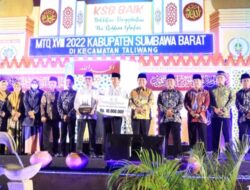 Kapolres KSB Hadiri Penutupan MTQ Tingkat Kabupaten Sumbawa Barat ke XVIII tahun 2022,