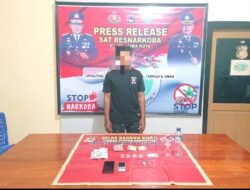 Kantongi Sabu, Seorang Warga Kota Bima Ditangkap Tim Cobra Alpha
