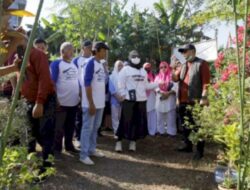 Wawali Fatma Kunjungi Longwis Coba Minum Ekstrak Bunga Rosella, Andalan Lorong Edu Park Manggala