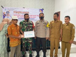 Babinsa dan Bhabinkamtibmas Lakukan Pendampingan Salurkan Dana BLT-DD Desa Sekongkang Bawah