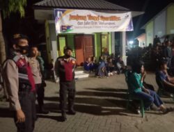 Lakukan Pengamanan Turnamen Voly, Ini Yang Dilakukan Sat Samapta Polres Sumbawa Barat