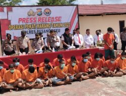 Polres Pasangkayu Rilis Pengungkapan Pelaku Persetubuhan Anak Dibawah Umur dan Hasil Ops Pekat Marano Selama 14 Hari