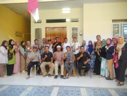 Bahas Program Longwis, Camat Didampingi Sekcam Ujung Tanah Kunjungi Kelurahan Tabaringan