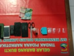 Miliki Sabu, Seorang Laki-Laki Diringkus Tim Cobra Polres Loteng di Praya*