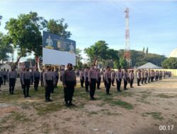 Antisipasi Penyebaran PMK, Polres Loteng Lakukan Penyekatan lalu Lintas Hewan Ternak