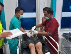 Diduga Akibat Pengaruh Alkohol Seorang Pengendara Sepeda Motor Tabrak Tiang Telkom dan Meninggal Ditempat