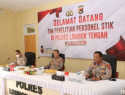 Tim STIK Lemdiklat Polri Lakukan Penelitian di Polres Lombok Tengah
