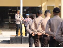 Polres Loteng Kerahkan 124 personel Untuk Amankan Kampanye Pilkades 2022