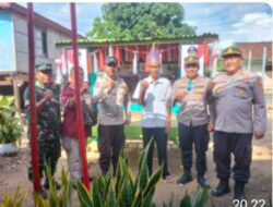 Bangun Semangat Masyarakat, Bhabinkamtibmas Menala Lakukan Penilaian Beberapa Lomba