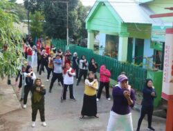 Jaga Kebugaran Tubuh dan Pererat Silaturahim. Camat Ujung Tanah Bersama Warga Gelar Senam Pagi