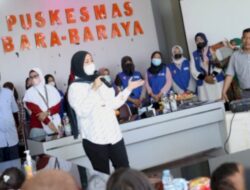 Sambangi Puskesmas, Wawali Fatma Pastikan Anak Bara-Baraya Bebas Stunting   