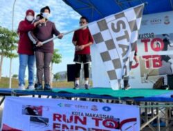 Run to End TB di CPI, Indira Jusuf Ismail Yakin Makassar Capai Target Eliminasi TB 2030