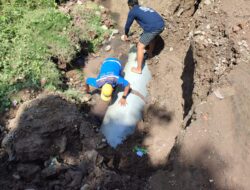 Pipa Induk Utama Diameter 600mm Bocor, PDAM akan Supply Mobil Tangki