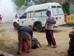 Antisipasi Penyakit Pasca Banjir, Pemerintah Kecamatan Bersama UPTD Puskesmas Pedongga Lakukan Fogging