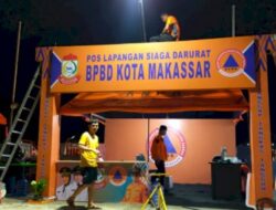 BPBD Kota Makassar Siapkan Posko Siaga di F8, 100 Personil Bertugas