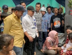 Peduli Sesama, PDAM Makassar Kunjungi Korban Kebakaran di Tallo