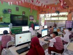 Hari Pertama ANBK TP 2022.di UPT SPF SDN Baraya I Makassar
