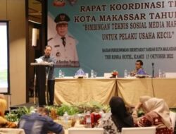 Rakor TPAKD, Sekda Makassar Dorong Pelaku UMKM Pasarkan Produk Lewat Media Sosial