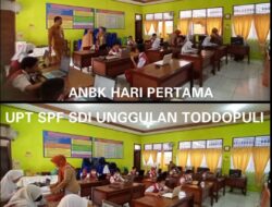 Hari Pertama ANBK TP 2022 di UPT SPF SDI Unggulan Toddopuli Berjalan Lancar