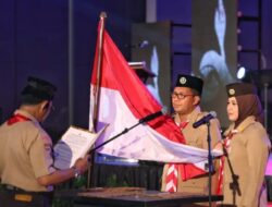 Dilantik Ketua Kwarda Sulsel, Danny-Fatma Resmi Jabat Ketua Mabicab dan Ketua Kwarcab Pramuka Makassar