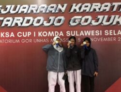 Pelajar Karateka UPT SPF SMPN 5 Makassar Raih Medali Perak di Kejuaraan Antar Dojo Gojukai