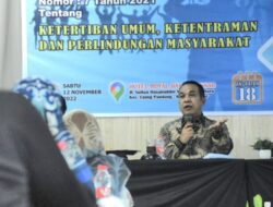 Dewan Hasanuddin Leo Gelar Sosper Tentang Ketertiban Umum