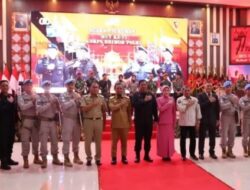 Hadiri HUT KORPS Brimob Polri 77 Tahun, Wali Kota Danny: Mari Membangun Negeri