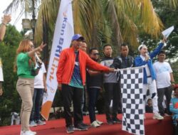 Lepas Gerak Jalan Santai Tallo Fest 2022, Rudianto Lallo Sampaikan Kisah Kerajaan Kembar Gowa-Tallo