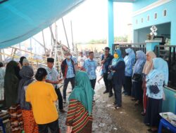 Perumda Air Minum Kota Makassar Sambangi Korban Kebakaran di Biring Romang Manggala