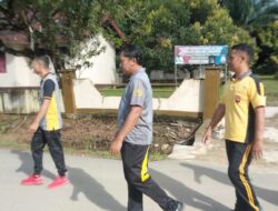 Kapolsek Air Besar Ajak Kebersamaan Dengan Cara Olahraga Pagi