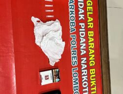 Miliki Delapan Paket Sabu, Pria Asal Pujut ini Tak Berkutik Diciduk Tim Cobra Polres Loteng