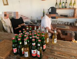Jelang Nataru Sat Resnarkoba Polres Loteng Sita Ratusan Botol Minuman Keras Tanpa Izin*