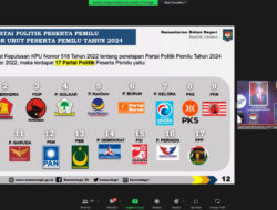 Kemendagri Lakukan Sosialisasi Penetapan Partai Politik Peserta Pemilu Tahun 2024