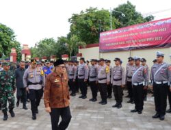 Polres Sumbawa Laksanakan Apel Gelar Pasukan Operasi Lilin Rinjani 2022*