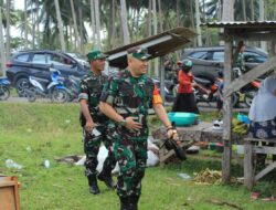 Pantau Jelang Perayaan Nataru, Dandim 1427-01/Pky Lakukan Pengecekan Pos