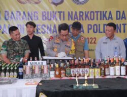 Kapolda NTB Musnahkan Shabu Dengan Berat Hampir 3 Kilo