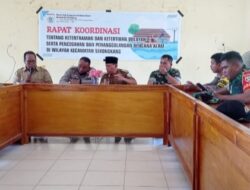 Polsek Sekongkang KSB Hadiri Rakor Wilayah Serta Pencegahan dan Penanggulangan Bencana Alam