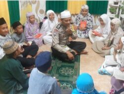 Bhabinkamtibmas Polsek Labuhan Sumbawa Sempatkan Waktu Ajari Anak-anak Mengaji