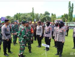 Jelang Kunjungan RI 1 Di Bendungan Beringin Sila Utan, TNI-POLRI Laksanakan Apel Gelar Pasukan*