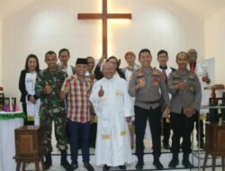 Camat Tallo di Dampingi Kapolsek Bersama Danramil Pantau Gereja Satya Wacana Pos Polkes GPIB Makassar