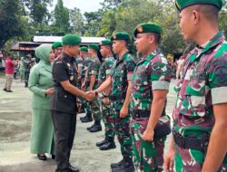 Dandim Lombok Tengah Melepas 1 Prajurit TNI Dan 2 Personil PNS Yang Memasuki Pensiun Juga MPP